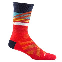 Darn Tough Lillehammer Nordic Boot Lightweight Sock Men's in Red